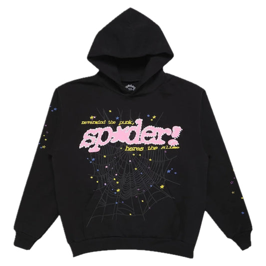Black Pink Sp5der Hoodie
